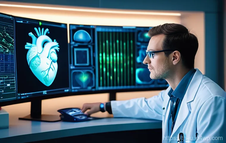 인공장기 개발을 위한 최신 소프트웨어 도구 - **Prompt:** A futuristic, sterile medical laboratory. In the center, a sleek, advanced bioprinter is...